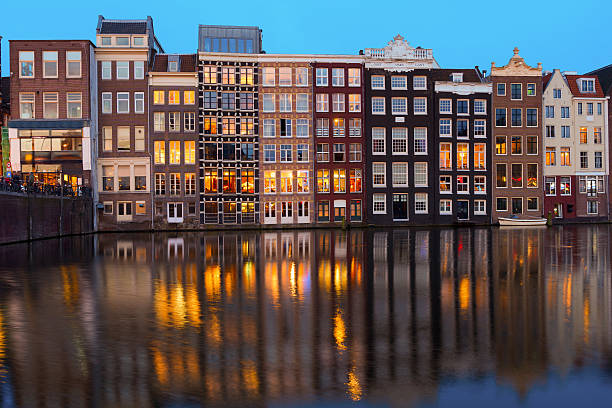 istock Houses of Amsterdam, Netherlands 533058492