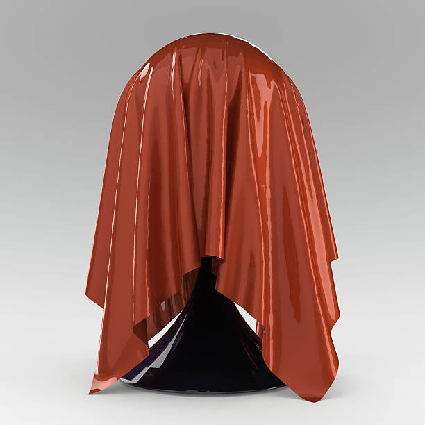 istock ball on conical stand covered with light grey matte fabric 533058868