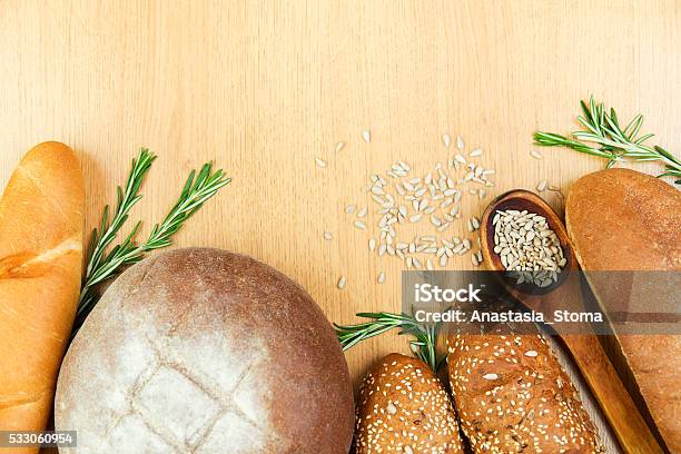 Fresh Homebaked Bread Stock Photo - Download Image Now - Arrangement, Baguette, Baked