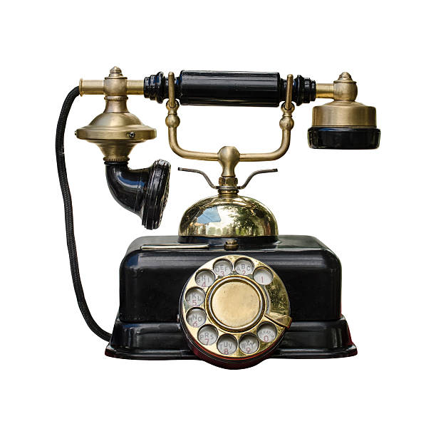 istock vintage telephone isolated on white 533065514