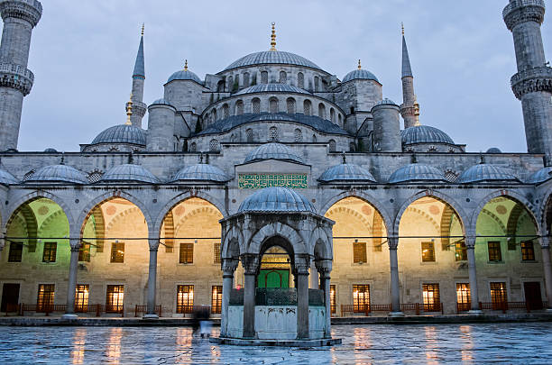 Sultan Ahmed Mosque known as the Blue Mosque in Istanbul. Turkey