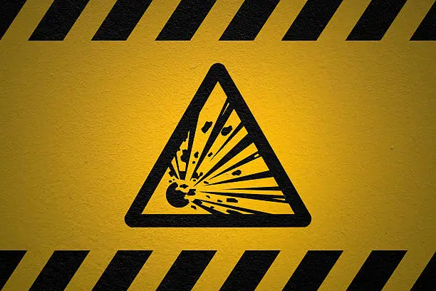 Photo of Danger Explosive sign