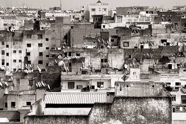 istock Fez Morocco cityscape Medina slum poor area 533066894