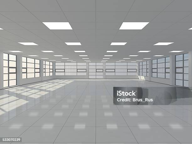 Large Empty Room Stock Photo - Download Image Now - 2015, Architecture, Bright