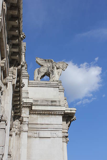 istock Milan Central Station winged horse 533073043