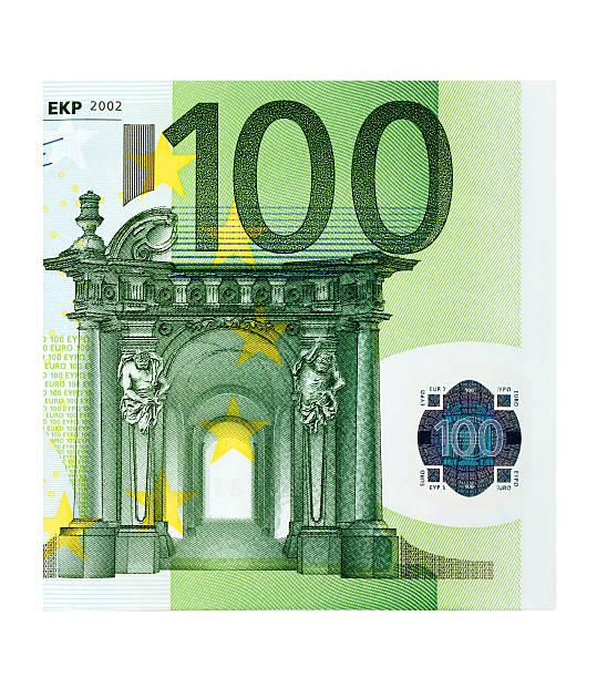 hunderteuroschein - one hundred euro banknote stock-fotos und bilder