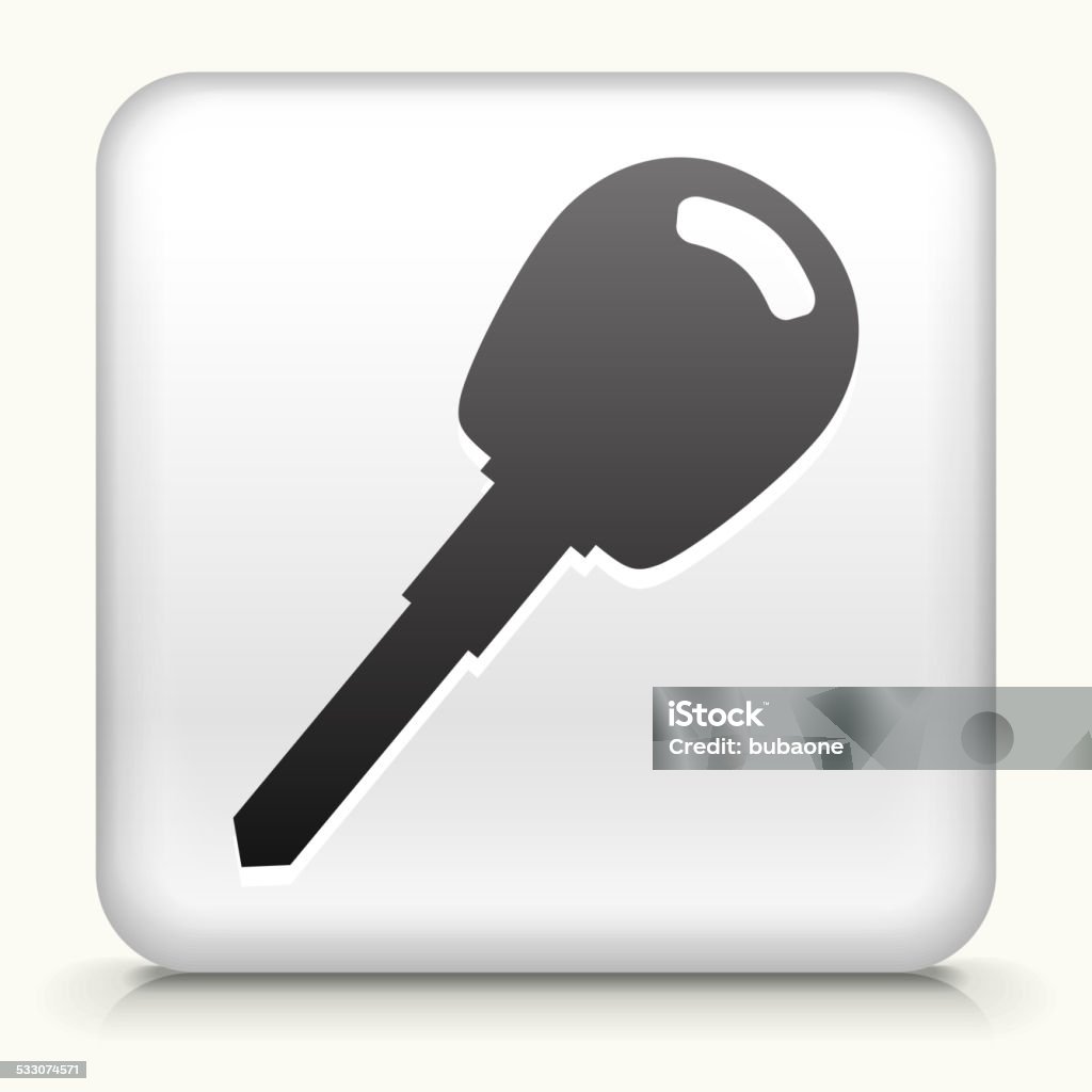 Square Button With Key Royalty Free Vector Art Stock Illustration ...