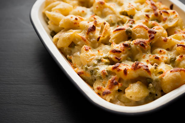 Tuna Bake Tuna Pasta Bake. pasta casserole stock pictures, royalty-free photos & images