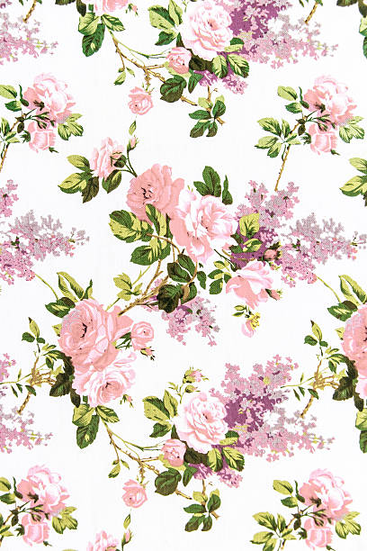 istock Pink rose vintage on fabric background. 533076259