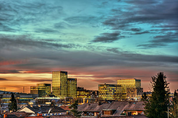 istock Dusk in Zurich HDR 533098219