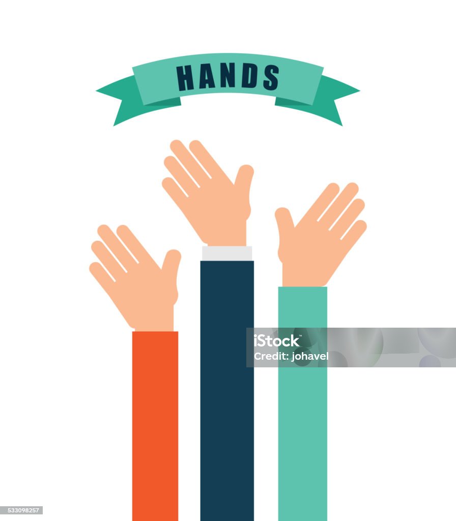 Handsup Vector File Hands Up Design Stock Illustration - Download Image Now - 2015, Adult ...