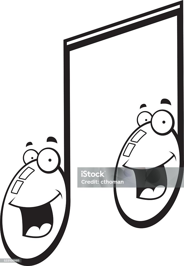 Music Notes Smiling Image Notes Smiling Stock Illustration - Download Image Now - 2015, Baseball ...