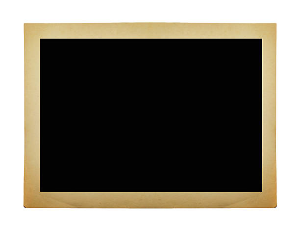 istock Old vintage photo on white background, clipping path, big collec 533132267