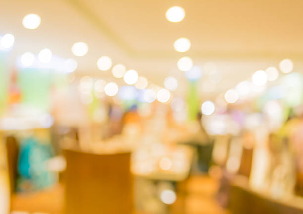 istock Bokeh of Interior of modern restaurant 533134589