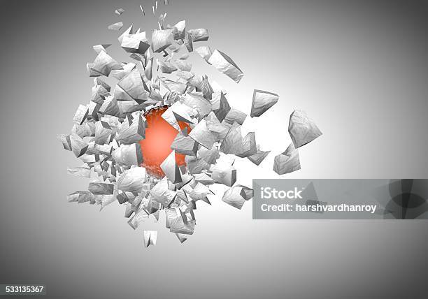 Sphere Exploding Abstract Vector Exploding Sphere Abstract 3d Shpaes Stock Photo - Download Image Now ...