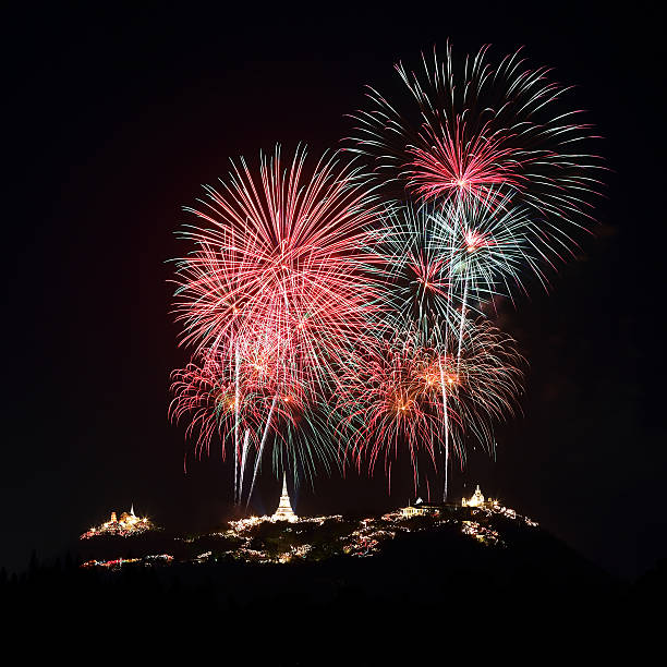 istock Fireworks In Khao Wang, Thailand 533149839