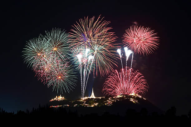 istock Fireworks In Khao Wang, Thailand 533151669
