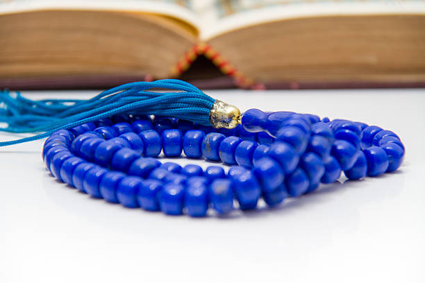 Photo of the prayer beads and Qoran