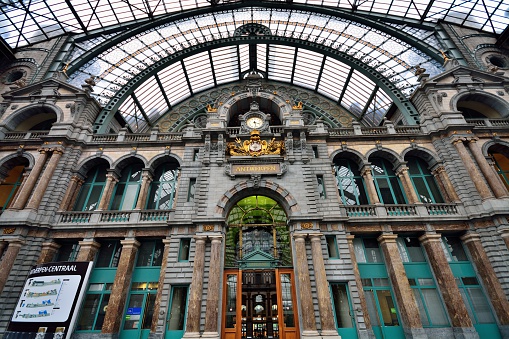 Antwerpen-Centraal or Antwerp Central is the main railway station in the Belgian city of Antwerp. The station is operated by the national railway company NMBS.