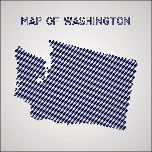 Washington Map Clean 470+ Washington State Map Pictures Stock Photos, Pictures & Royalty ...