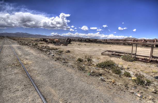 istock Train Cemetery, Uyuni Bolivia 533157285
