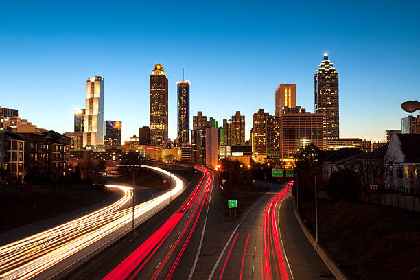 istock Atlanta Skyline at Dusk 533175245