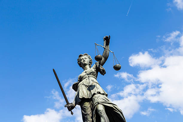 istock Statue of Lady Justice  in Frankfurt, Germany 533175543