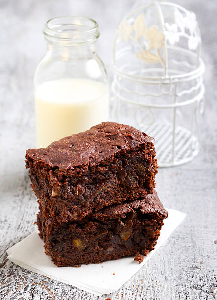 istock Citrus and nut chocolate brownie 533176019