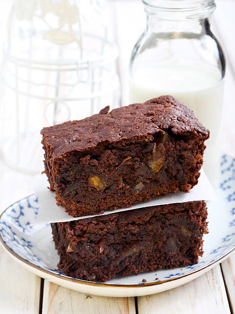 istock Citrus and nut chocolate brownie 533176025