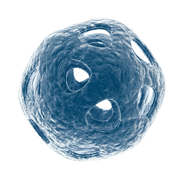istock Three-dimensional render medical illustration - conceptual virus 533176303