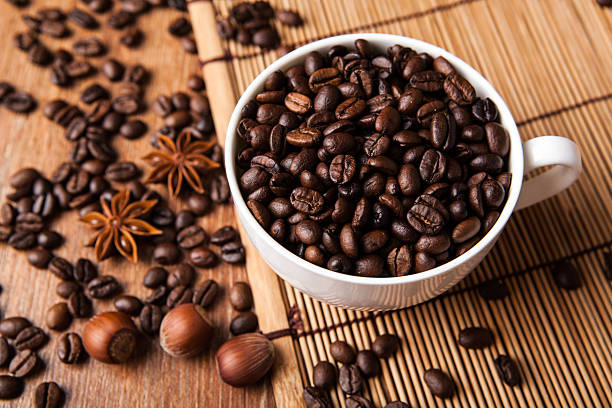 istock Still-life with a cup of coffee beans 533177265