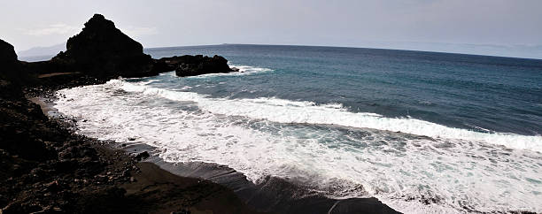 istock Black sand beach of Pisqueiro and Peninsula 533189661