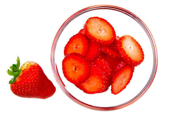 istock Bowl with strawberries from above 533190283