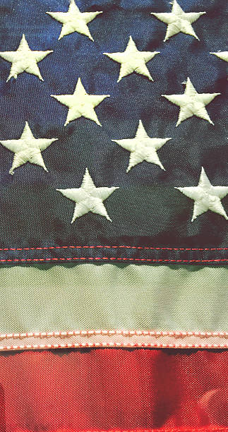 istock Vintage American Flag Detail 533190331