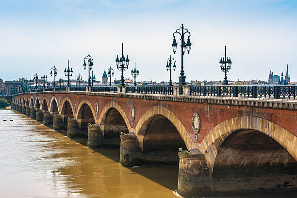 istock Pont de Pierre in Bordeaux, France 533190647