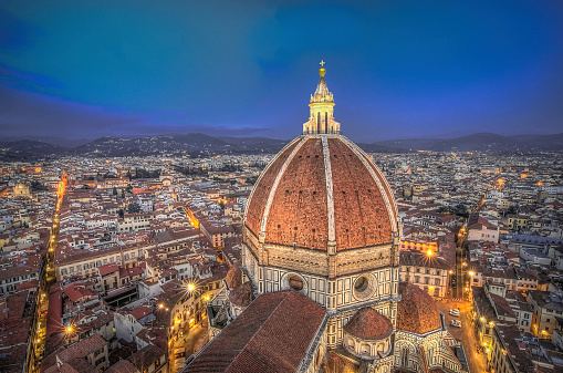 Del sol desde el Duomo de Florencia photo