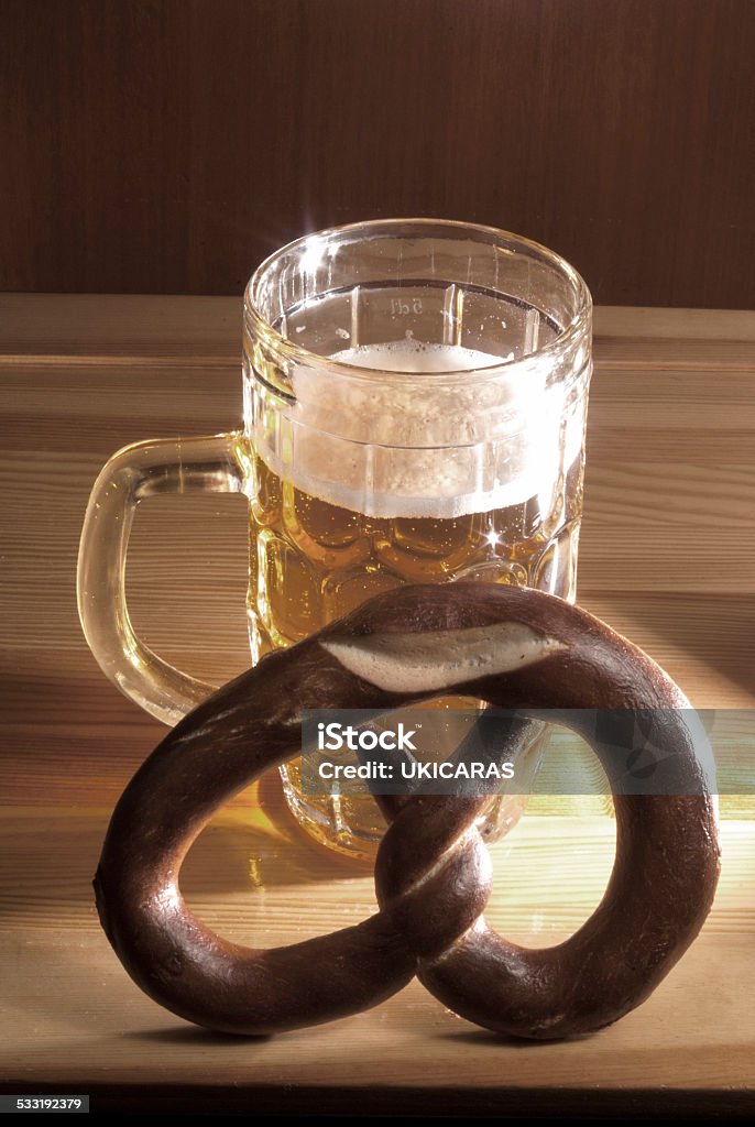 Beer and Pretzel, Beer Fest 2015 Stock Photo