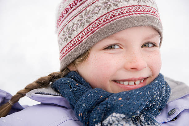 istock Girl in scarf and hat 533192735