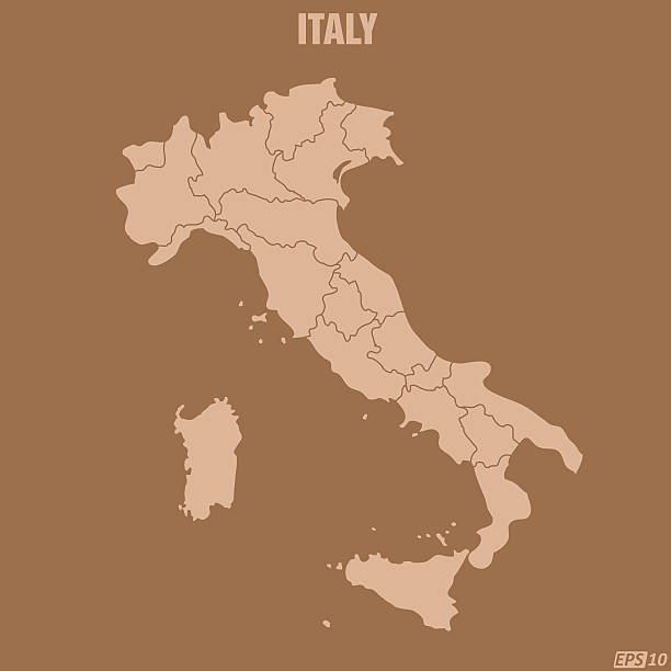 illustrazioni stock, clip art, cartoni animati e icone di tendenza di mappa di italia - italian elections
