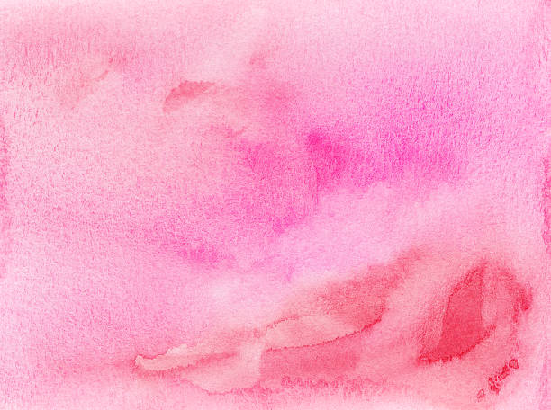 istock Pink watercolor background 533194139
