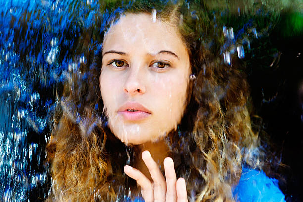 Woman sweating