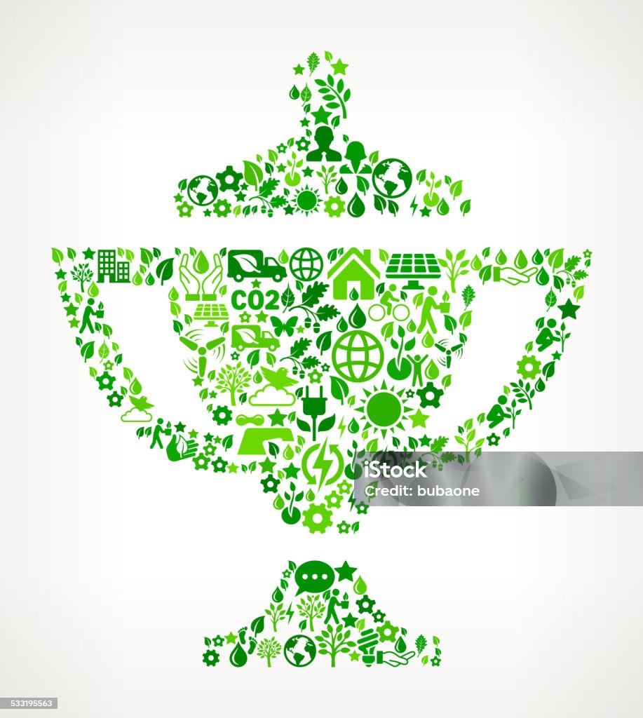 Logo Cúp Làm Bằng Hình Ảnh Bảo Vệ Môi Trường Xanh Hình minh họa ...