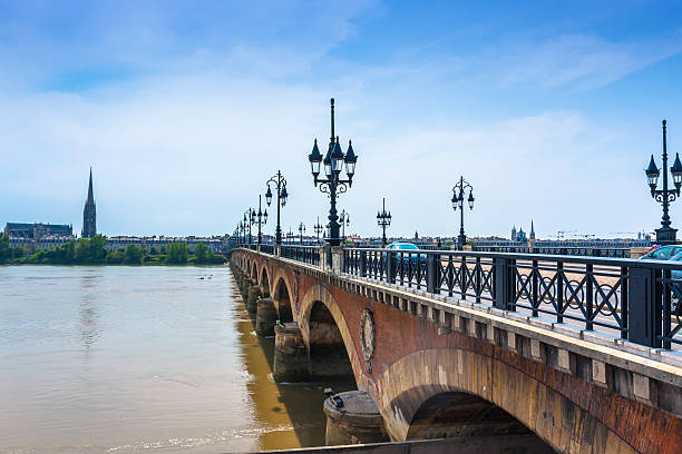 istock Pont de Pierre in Bordeaux, France 533196455