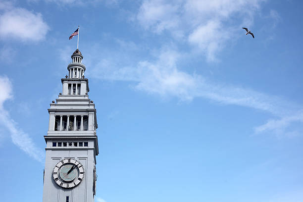 SAN FRANCISCO, CALIFORNIA — MARCH 28, 2013 — The Ferry Building at Pier 1 in San Francisco has long been the classic entry point to the city at the foot of Market Street. It was restored in 2003.