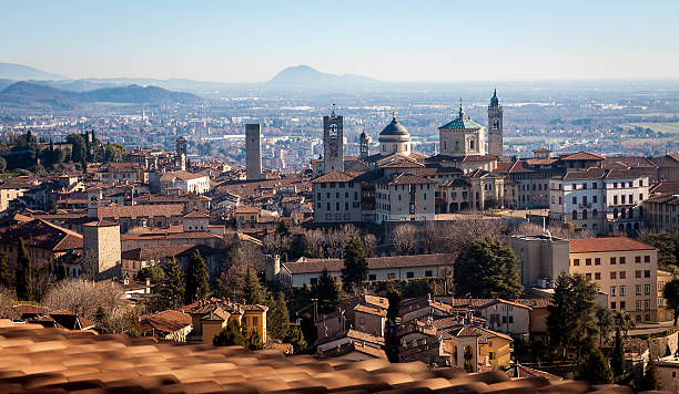 istock Aerial view of Bergamo 533214641