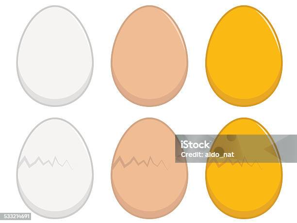 Egg Illustration Stock Illustration - Download Image Now - Animal Egg, Easter Egg, Shape