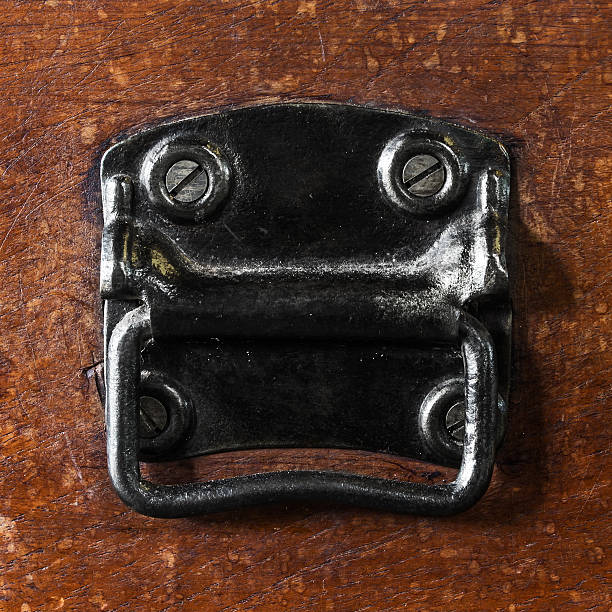 istock brass handle of an old rustic wooden chest. 533215639