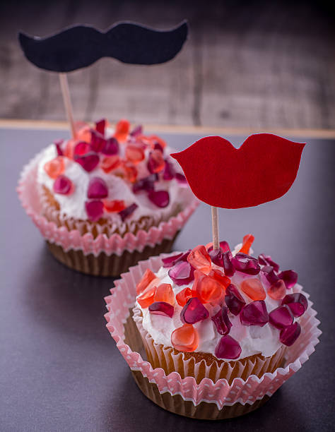istock cupcakes with cream cheese frosting decorated 533226249