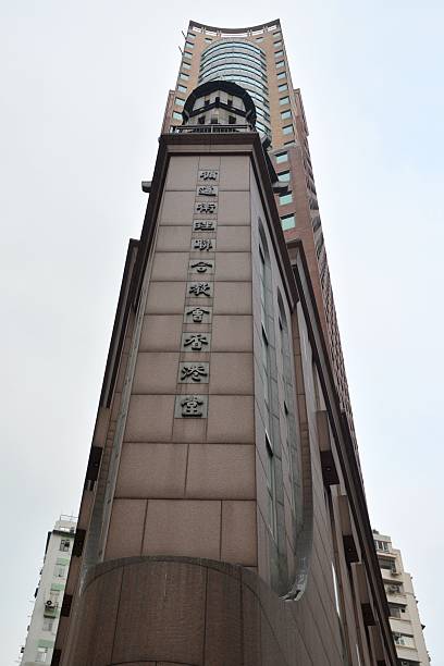 istock 99 Meter tall Methodist church in Hong Kong 533226721