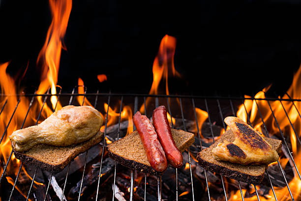istock grilled chicken and sausage 533227612